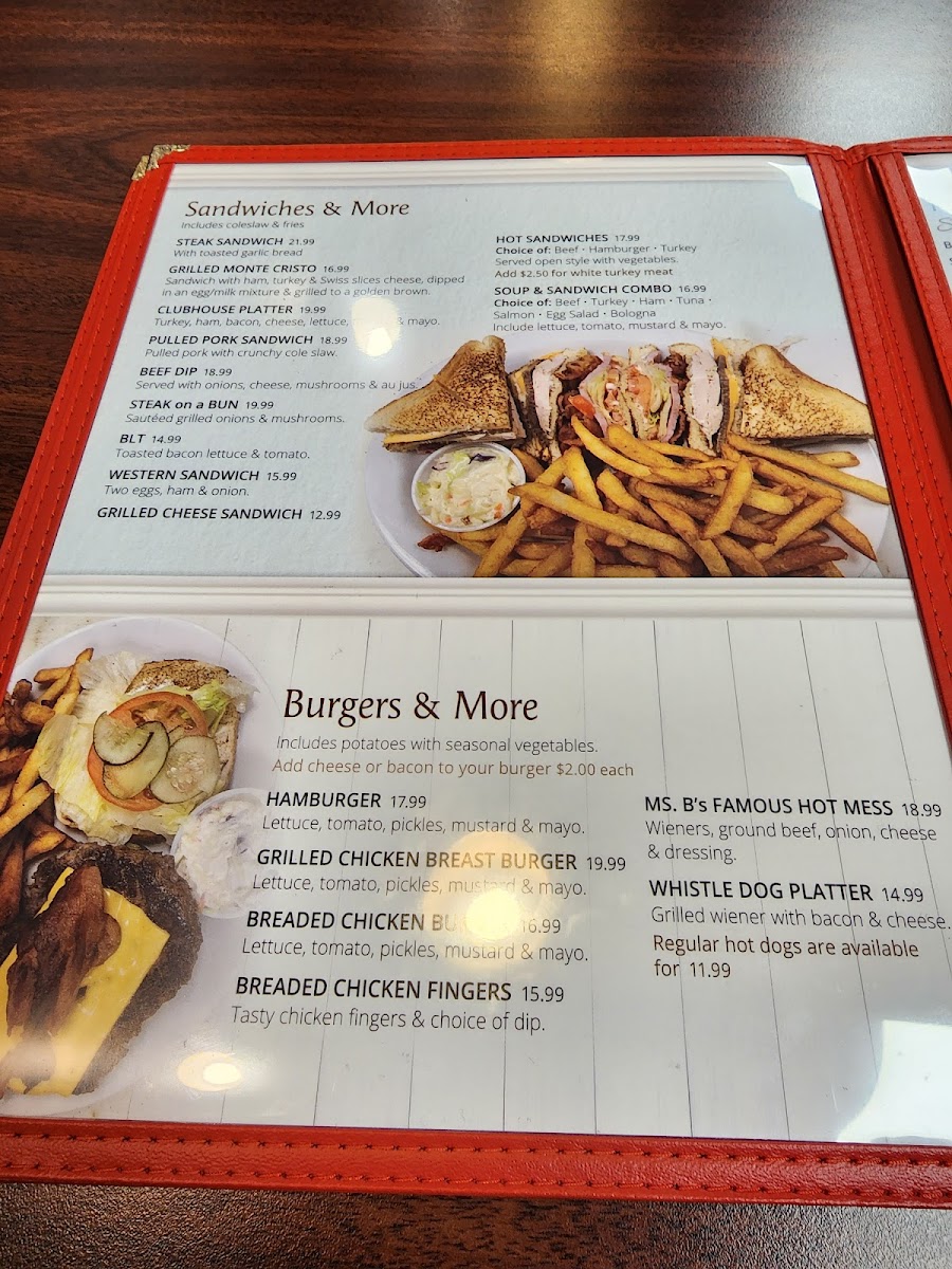 Ms. B's Family Restaurant Menu - Image 4
