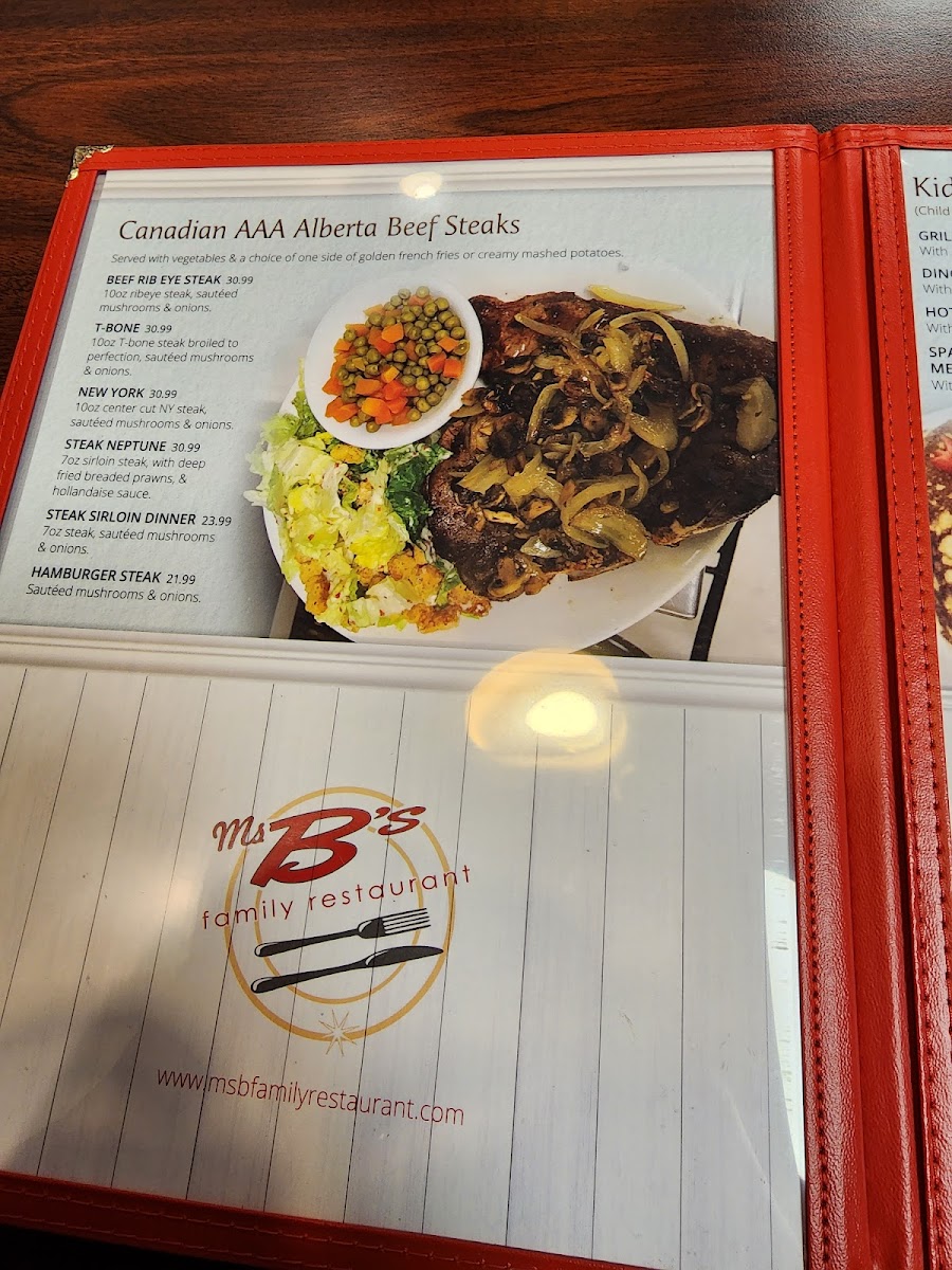 Ms. B's Family Restaurant Menu - Image 6
